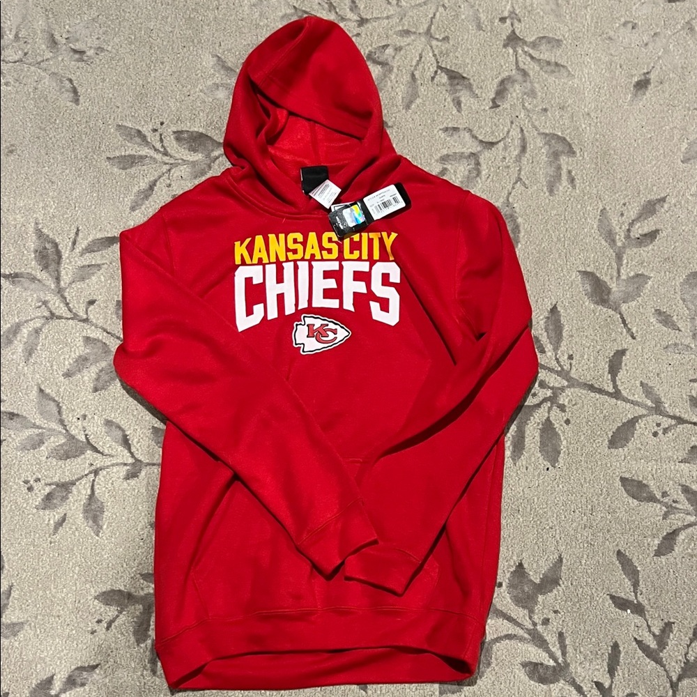NFL Kansas City Chiefs Bold Red Hoodie